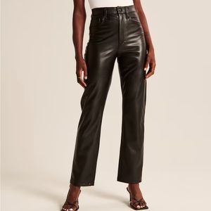 BROWN - Abercrombie leather pants *see picture*